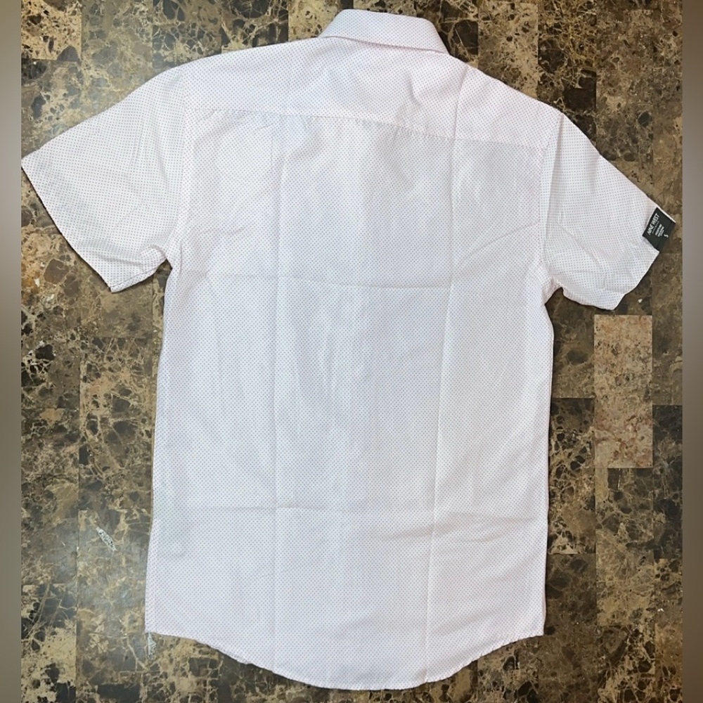Nine West Mens Wear Dress Shirt Button Slim Fit Wrinkle Free Moisture Wicking - Picture 17 of 17